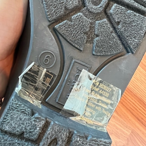 J.Crew Chelsea Rain Boots Black Size 6 - Picture 11 of 12